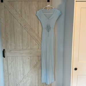 Frankie’s bikinis blue dress size small cut out